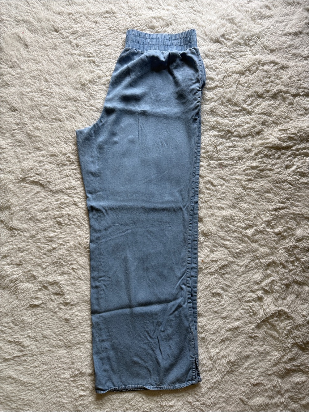 Calvin Klein Jeans Sky Blue Wide Leg Pull-On Pants